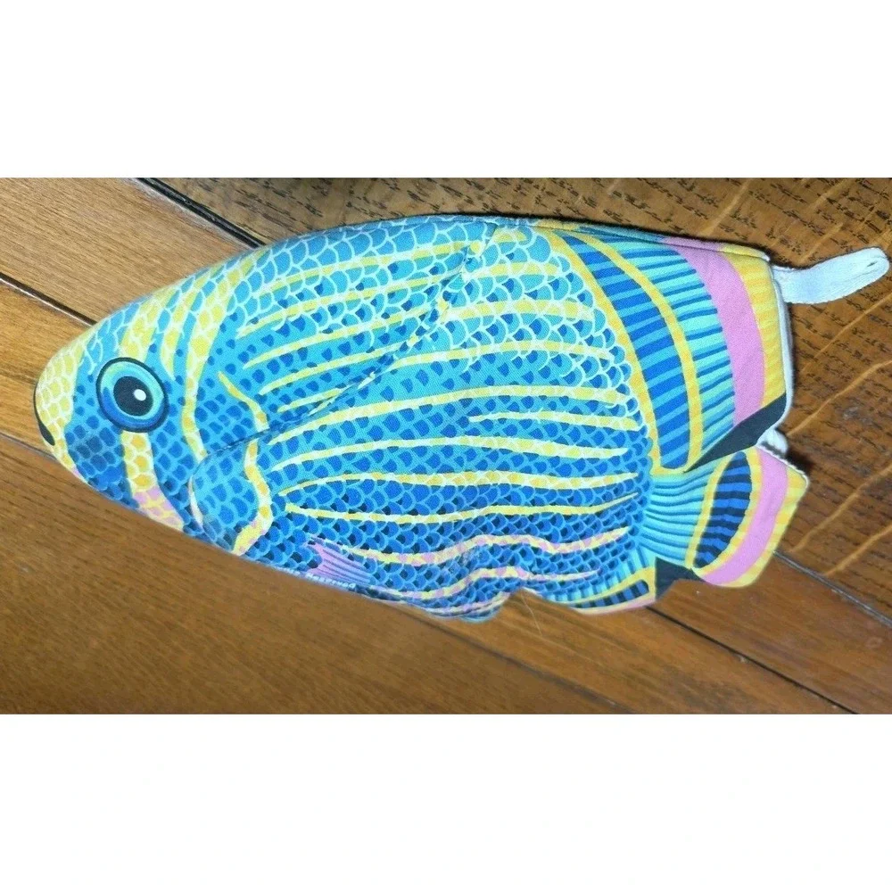 Vintage Boston Warehouse Oven Mitt Decorative Tropical Fish 11 inch 1993‎